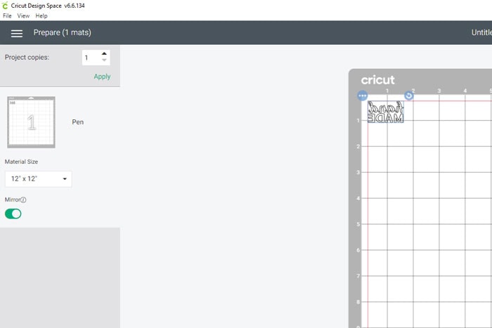 making the transfer sheets