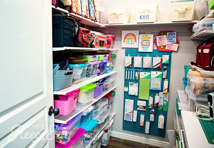 How to Make a Giant Pegboard for Your Craft Room