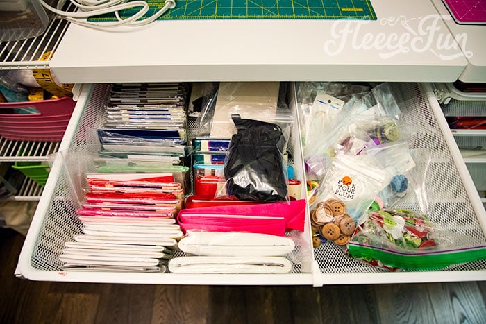 Craft Closet Organization is possible! See how I took my chaos to order and you can too! Step by step guide with before and after photos. Learn the five steps to designing the craft closet of your dreams.