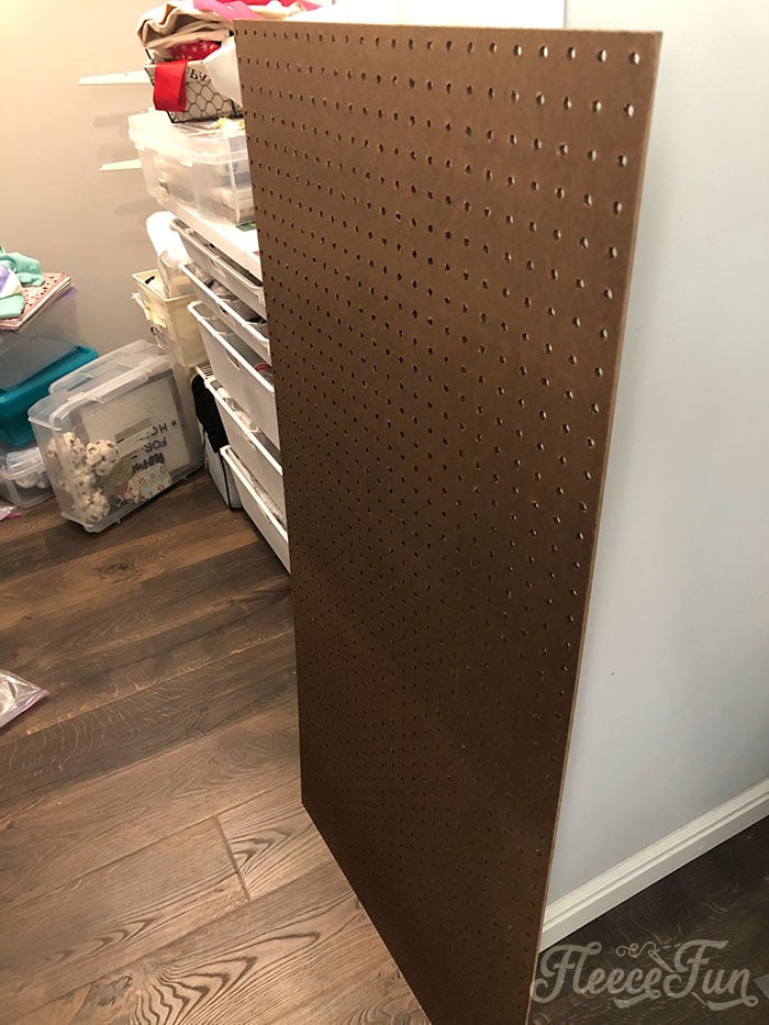 Planning the size of your pegboard. This giant pegboard DIY is simple, smart, and way cheaper than buying a pre-made one. With just a few tools and a free step-by-step tutorial, you’ll have your washi tape, scissors, and supplies right where you need them—in style. Functional meets fabulous, and your wall’s about to thank you.