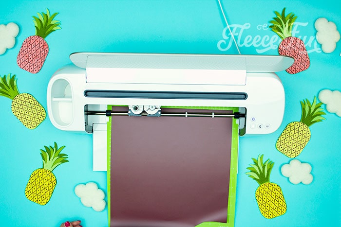 Cricut maker cutting HTV