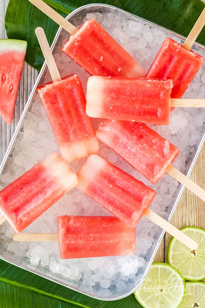 This easy watermelon popsicle recipe is the perfect summer treat. Made with a few simple ingredients: it's fun blend of sweet and tart to tickle the taste buds.