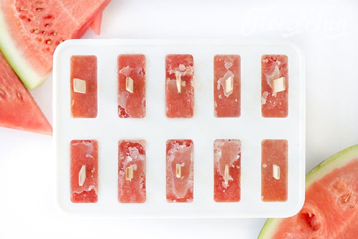 popsicles frozen. This easy watermelon popsicle recipe is the perfect summer treat. Made with a few simple ingredients: it's fun blend of sweet and tart to tickle the taste buds.