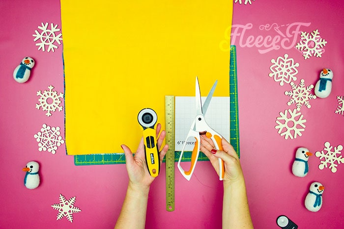 Different cutting tools listed for cutting. Learn how to make a No Sew Fleece Tie Blanket 3 different ways. Never before seen techniques and FREE templates to make it fast and easy.