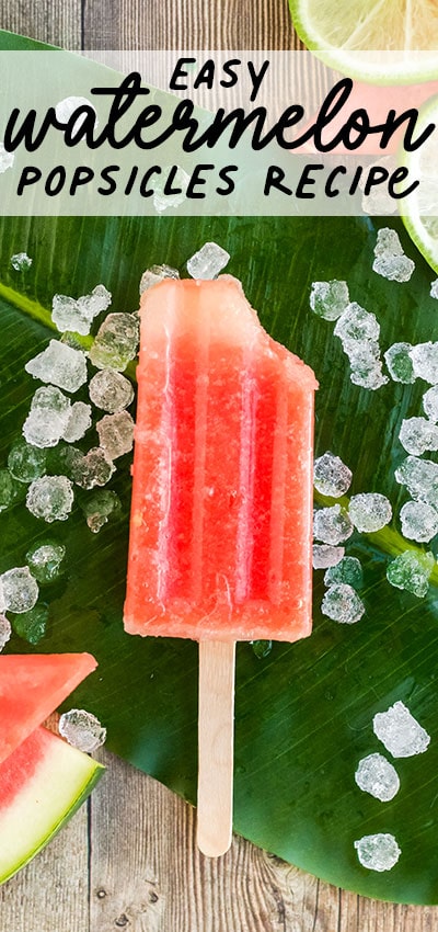 This easy watermelon popsicle recipe is the perfect summer treat. Made with a few simple ingredients: it's fun blend of sweet and tart to tickle the taste buds.