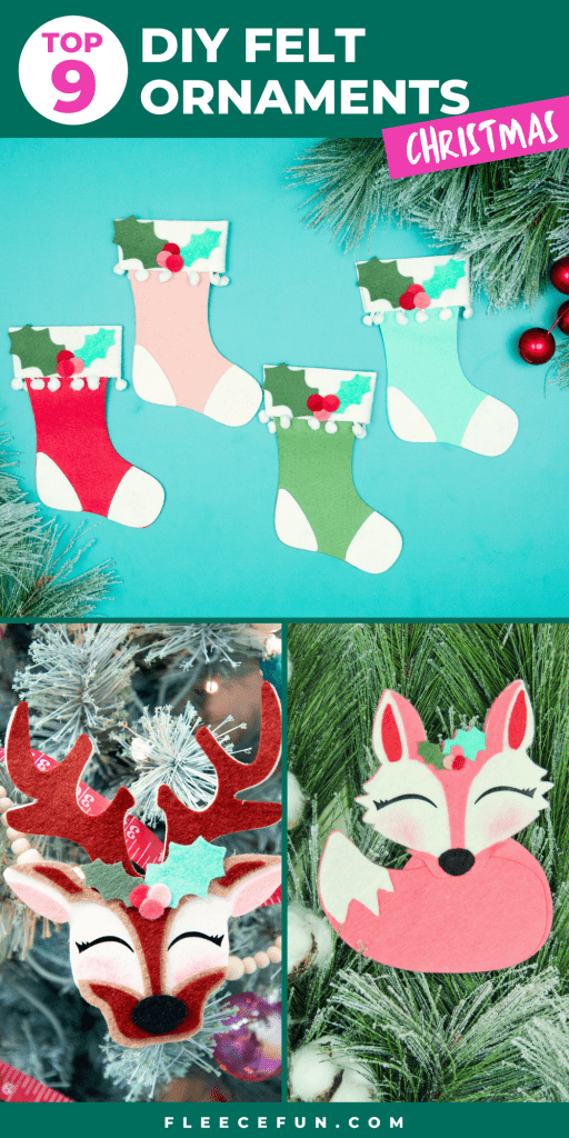 You can DIY amazing Felt Christmas Ornaments!  With these free patterns and tutorials a handmade holiday is just a click away.
