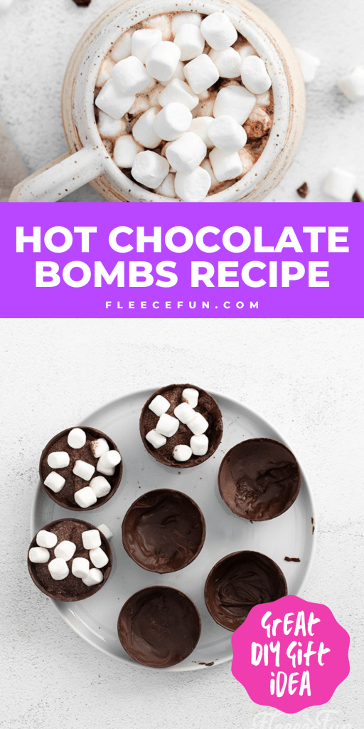 These hot chocolate bombs are yummy and make a wonderful homemade gift. A perfect little cup of cocoa in a tempting package! Learn how.