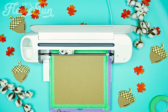 FleeceFun DIY acorn craft - cutting out the template pieces