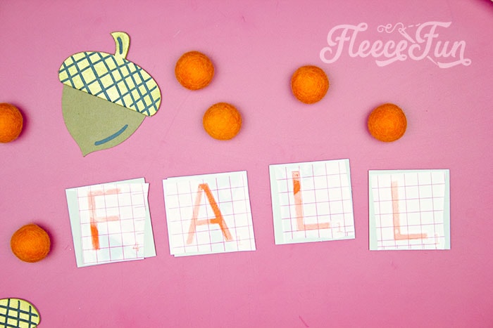 Quick DIY Autumn Scrabble Tiles Project with Free SVG. This fall décor enhances your seasonal setup with a unique touch.