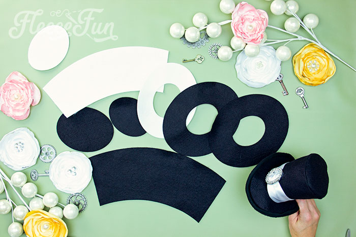 All the pieces cut out.