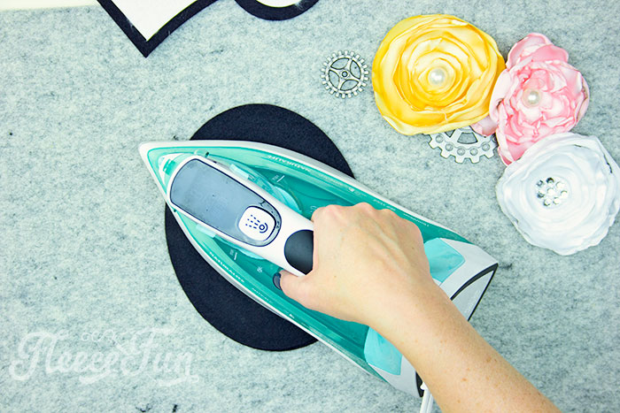 Ironing on stabilizer