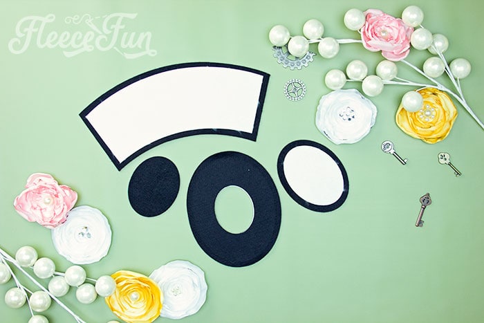 all the mini top hat pieces with stabilizer