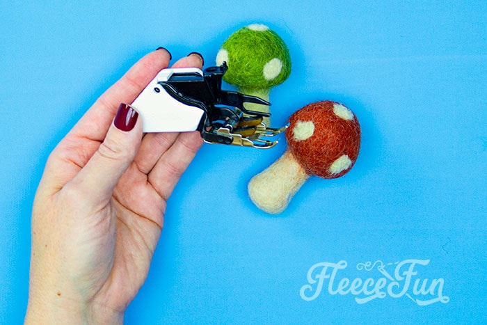 Sewing satin binding onto a fleece blanket, part of fleecefun’s free tutorial
