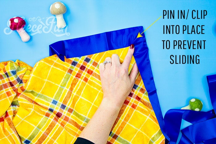 pin in clip to prevent sliding