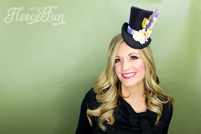 How to Make a Mini Top Hat (free pattern or template)