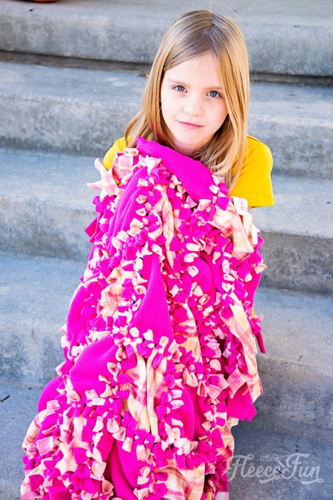 Learn How to Make a Tie Blanket (Patchwork Style) with this free step by step tutorial, template and SVG file!