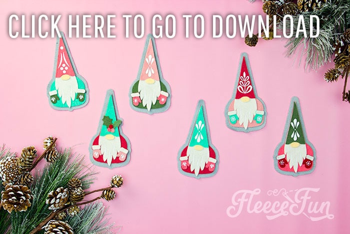 Learn how to DIY Gnome Ornament with this free template or pattern.  This cute collection of Gnomes is made from felt and is the perfect quirky addition to your Christmas tree.  This pattern come with some variations so each  gnome can have his own personality. 