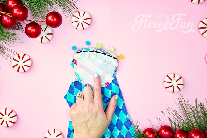 Repeat that same pining process with the toe.