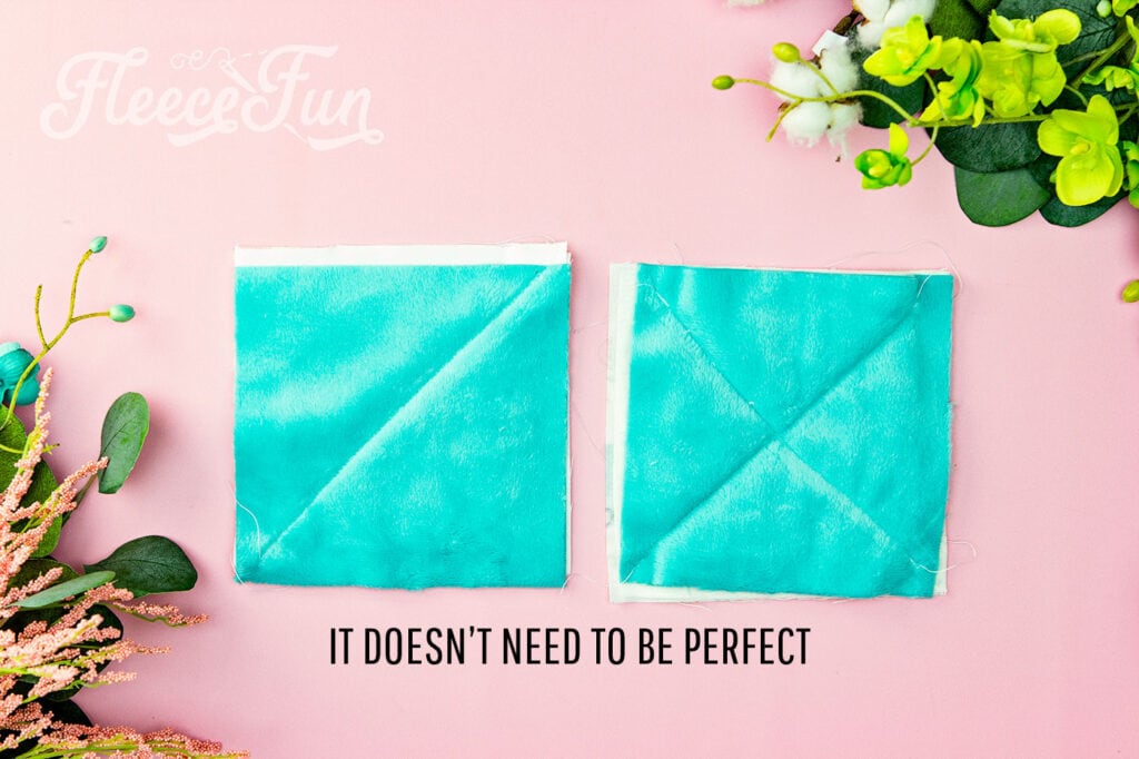 Rag quilts are good for beginners since it doesn't need to be perfect.