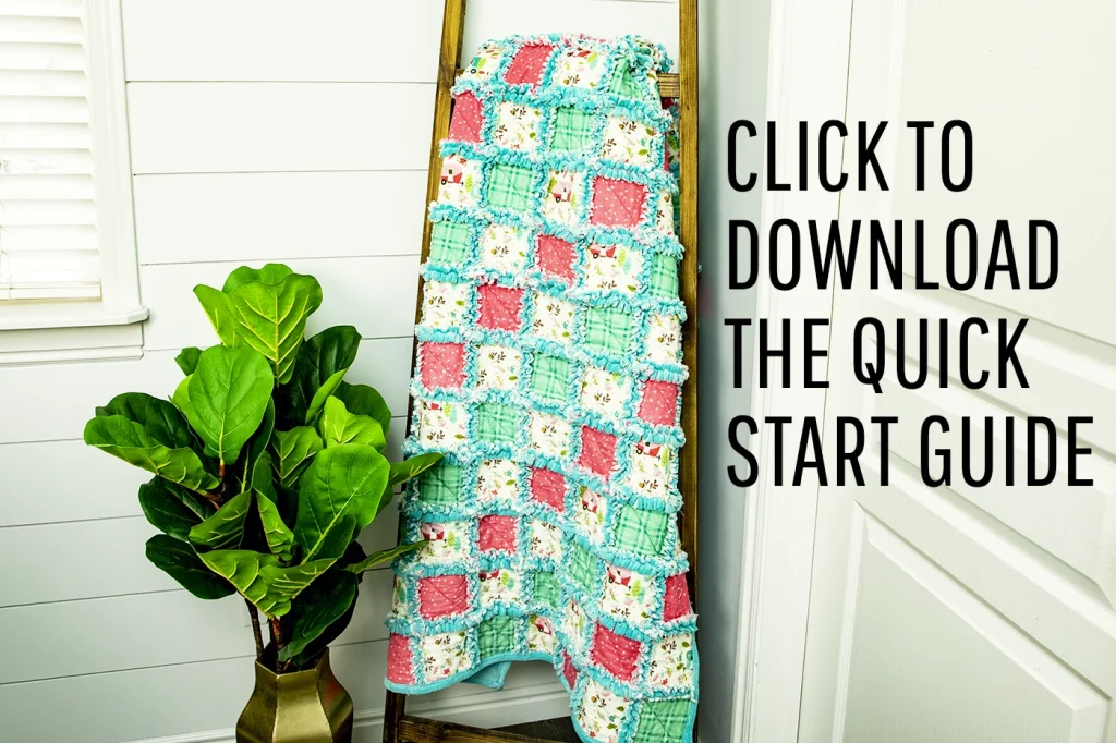 How to DIY a rag quilt with this free downloadable guide