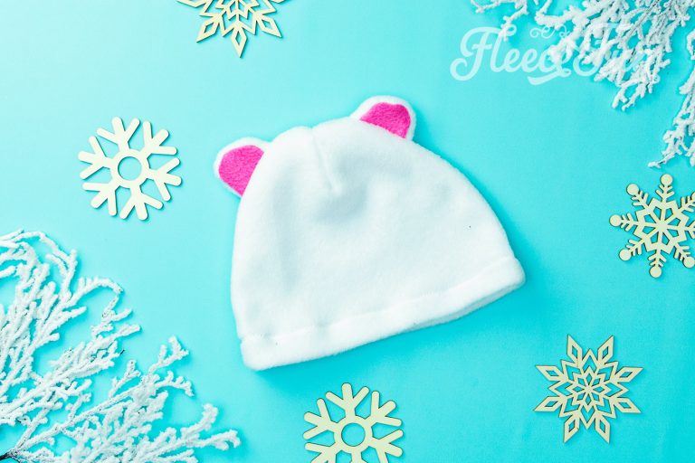 Basic Fleece Hat With Bear Ears how to