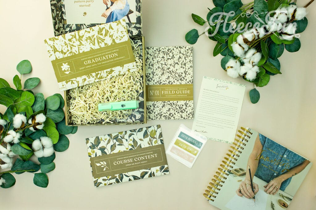 What is in the student box for Bonnie Christine's immersion? Learn what's inside and more about the immersion course