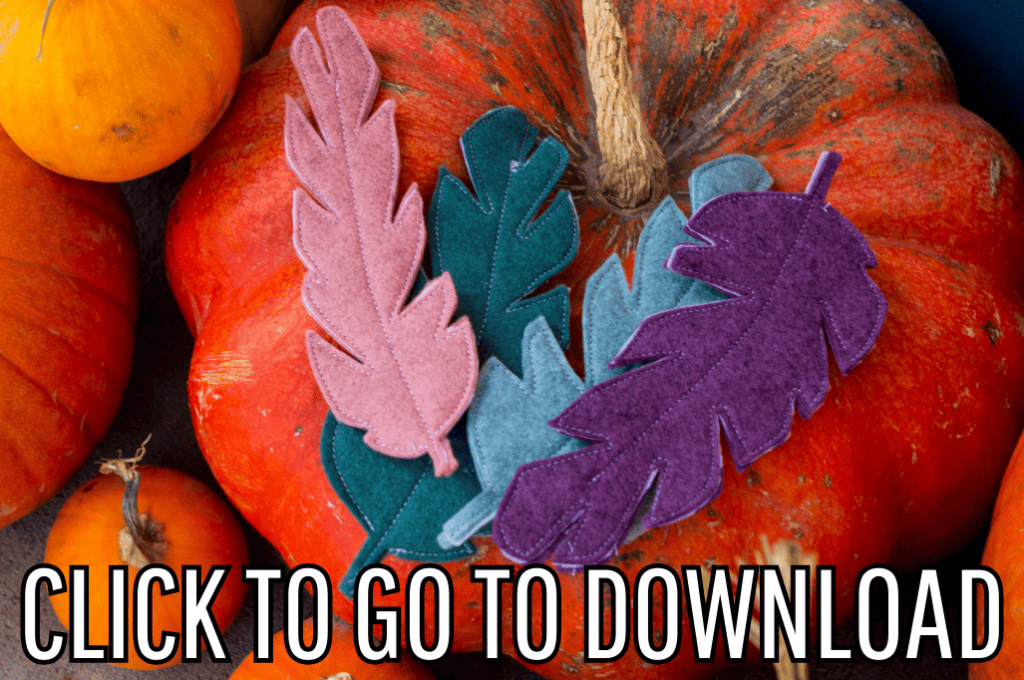 Turkey Tails made for the game, pin the tail on the turkey, with different thanksgiving colors made with free SVGs and tutorial from fleecefun.com, with the text "CLICK TO GO TO DOWNLOAD" displayed at the bottom.