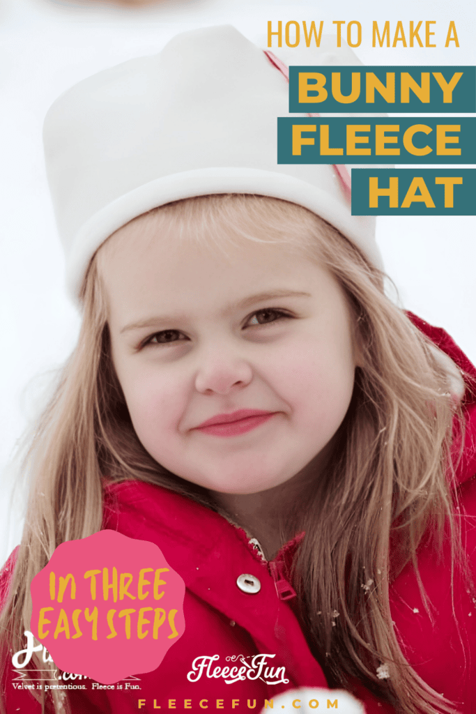Fleecefun free fleece bunny hat pattern for all ages tutorial