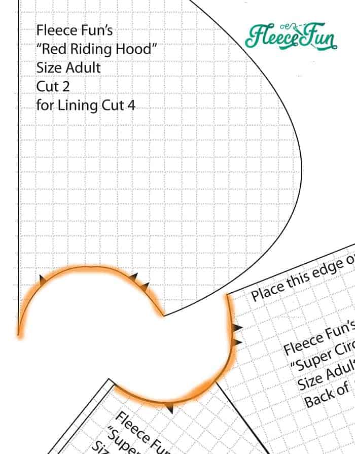 Thisย red riding hood cape pattern comes together quickly and comes in child and adult sizes.ย An easy sew, this free sewing pattern is perfect for grandmother's house.ย Video tutorial breaks down the steps. Great easy costume. Love this fleece sewing Project - Red Riding Hood Cape Pattern.