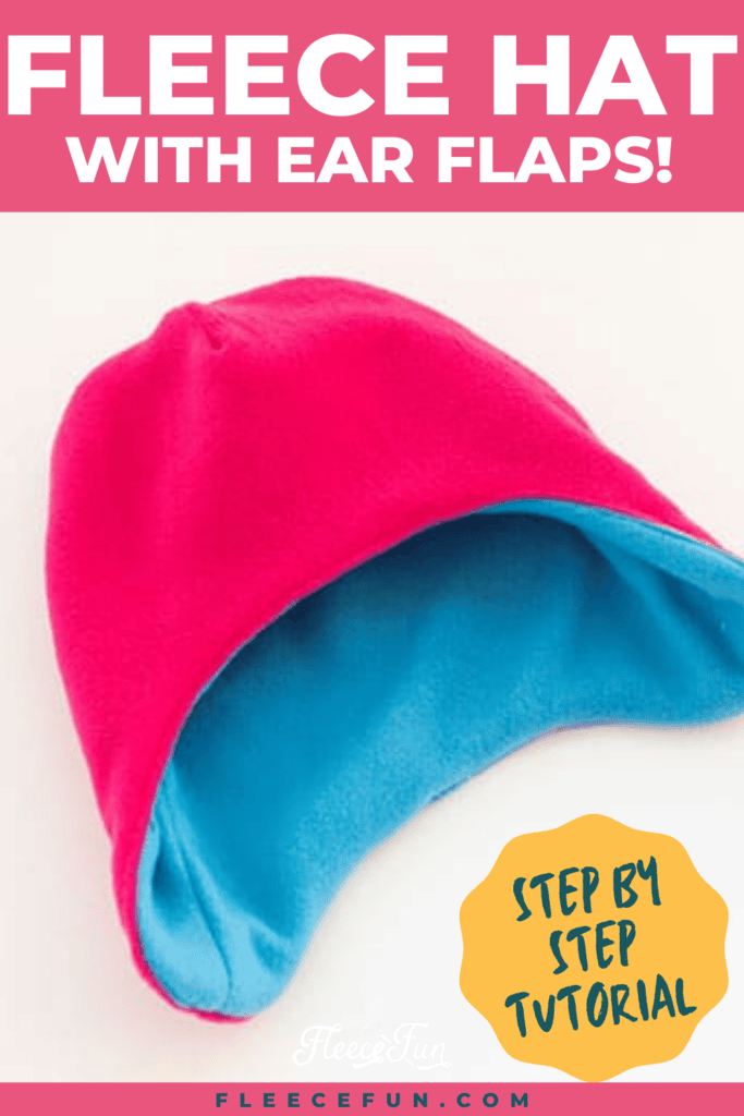 Fleecefun free fleece hat with ear flaps template and tutorial