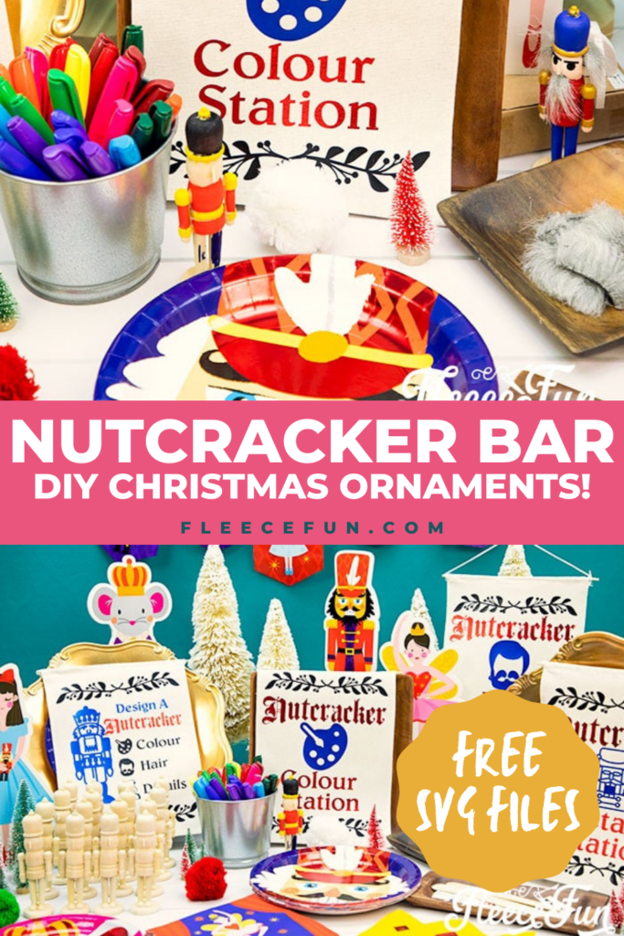 Nutcracker ornament made using fleecefun free template and tutorial