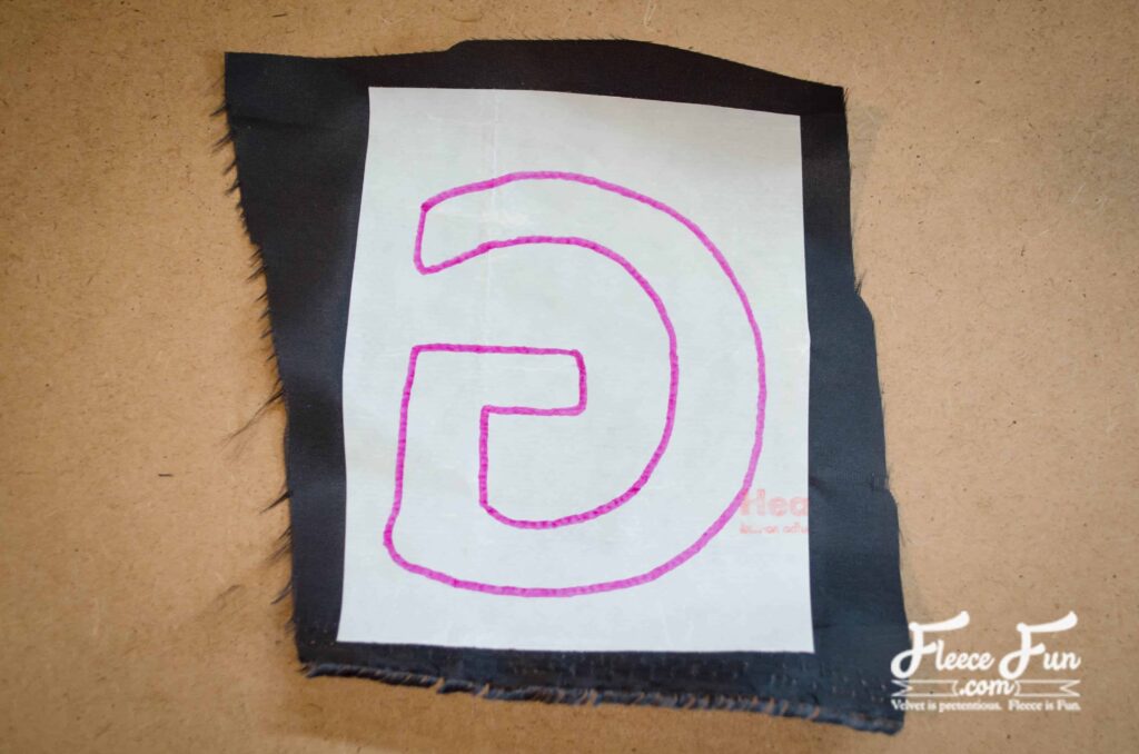 tracing the letter