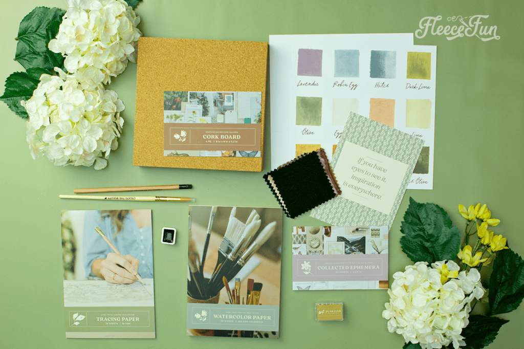 What is in the 2026 student box for Bonnie Christine's Immersion (Surface Design)?  Learn what's inside and more about the Surface Design Immersion course.