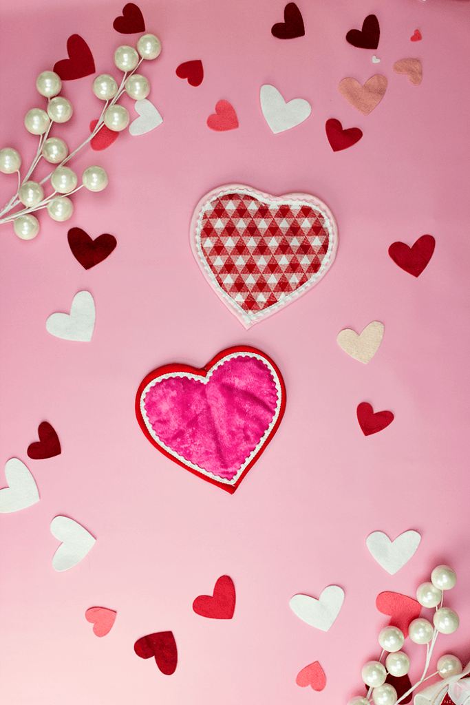 Sew a heat-safe heart potholder using cotton fabric and insulated batting. This Valentine’s Day sewing tutorial is available exclusively inside the Maker’s Studio at Fleece Fun.