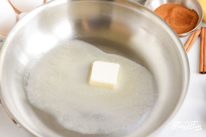 Heating the Pan.